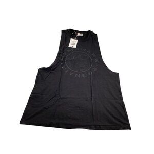 Gymshark Legacy Drop Arm men’s Tank M Black Sleeveless Gym Top workout NWT fit